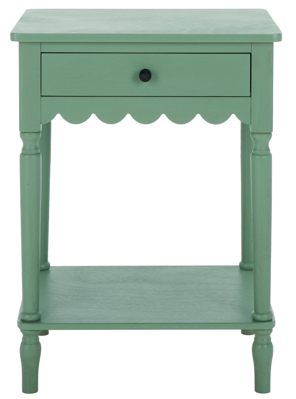 Safavieh Haven Accent Table With Drawer - Stylish Storage Solution For Modern Living Rooms And Bedrooms Sage Green ACC5724D