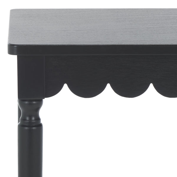 Safavieh Haven Accent Table - Timeless Elegance For Your Home, Perfect For Living Room Or Bedroom Decor Matte Black , Wood Acc5725b