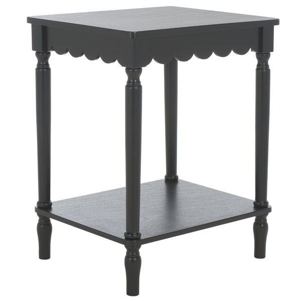 Safavieh Haven Accent Table - Timeless Elegance For Your Home, Perfect For Living Room Or Bedroom Decor Matte Black , Wood Acc5725b