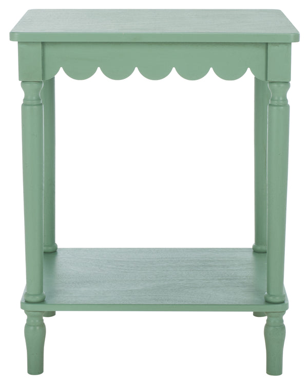 Safavieh Haven Accent Table - Timeless Elegance For Your Home, Perfect For Living Room Or Bedroom Decor Sage Green Wood Acc5725d
