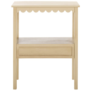 Safavieh Haven Low Drawer Accent Table - Elegant Storage Solution For Living Rooms, Bedrooms, And Entryways Natural Wood Acc5726a