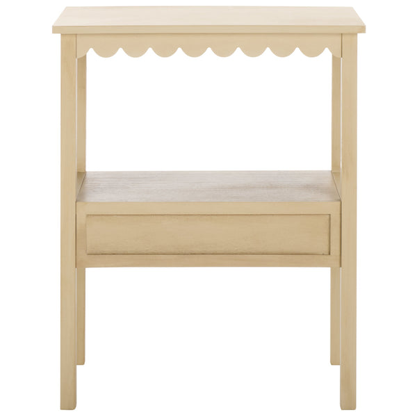 Safavieh Haven Low Drawer Accent Table - Elegant Storage Solution For Living Rooms, Bedrooms, And Entryways Natural Wood Acc5726a