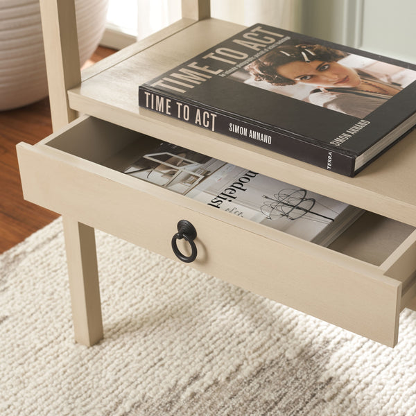 Safavieh Haven Low Drawer Accent Table - Elegant Storage Solution For Living Rooms, Bedrooms, And Entryways Natural Wood Acc5726a