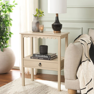 Safavieh Haven Low Drawer Accent Table - Elegant Storage Solution For Living Rooms, Bedrooms, And Entryways Natural Wood Acc5726a