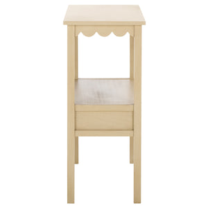 Safavieh Haven Low Drawer Accent Table - Elegant Storage Solution For Living Rooms, Bedrooms, And Entryways Natural Wood Acc5726a