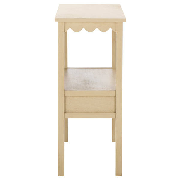 Safavieh Haven Low Drawer Accent Table - Elegant Storage Solution For Living Rooms, Bedrooms, And Entryways Natural Wood Acc5726a