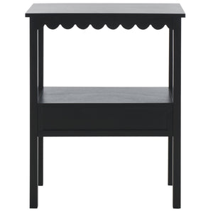 Safavieh Haven Low Drawer Accent Table - Elegant Storage Solution For Living Rooms, Bedrooms, And Entryways Matte Black , Wood Acc5726b