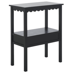 Safavieh Haven Low Drawer Accent Table - Elegant Storage Solution For Living Rooms, Bedrooms, And Entryways Matte Black , Wood Acc5726b