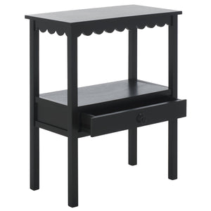 Safavieh Haven Low Drawer Accent Table - Elegant Storage Solution For Living Rooms, Bedrooms, And Entryways Matte Black , Wood Acc5726b