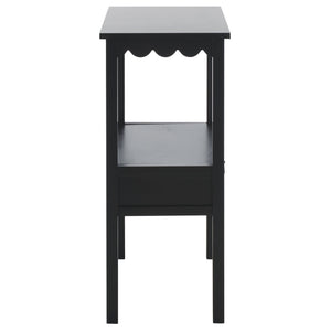 Safavieh Haven Low Drawer Accent Table - Elegant Storage Solution For Living Rooms, Bedrooms, And Entryways Matte Black , Wood Acc5726b