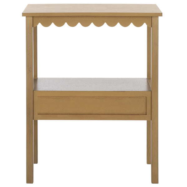 Safavieh Haven Low Drawer Accent Table - Elegant Storage Solution For Living Rooms, Bedrooms, And Entryways Desert Brown Wood Acc5726c