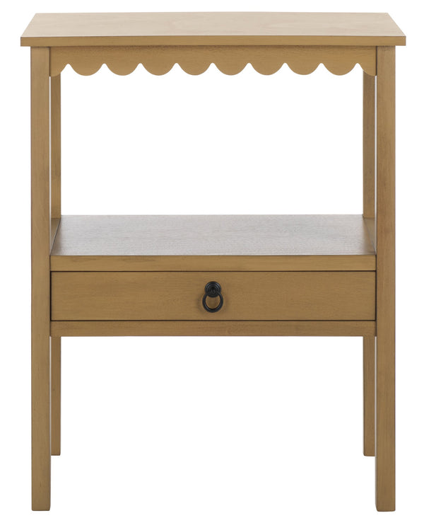Safavieh Haven Low Drawer Accent Table - Elegant Storage Solution For Living Rooms, Bedrooms, And Entryways Desert Brown Wood Acc5726c