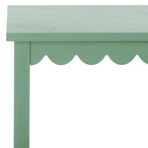 Safavieh Haven Low Drawer Accent Table - Elegant Storage Solution For Living Rooms, Bedrooms, And Entryways Sage Green Wood Acc5726d