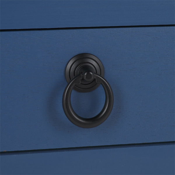 Safavieh Haven Low Drawer Accent Table - Elegant Storage Solution For Living Rooms, Bedrooms, And Entryways Blue Wood Acc5726e