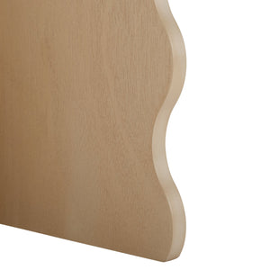 Safavieh Lilith Wavy Accent Table - Artistic Design With Modern Flair For Stylish Home Decor And Versatility Natural Wood Acc5727a