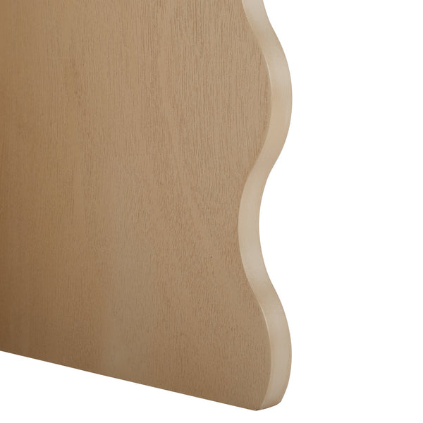 Safavieh Lilith Wavy Accent Table - Artistic Design With Modern Flair For Stylish Home Decor And Versatility Natural Wood Acc5727a