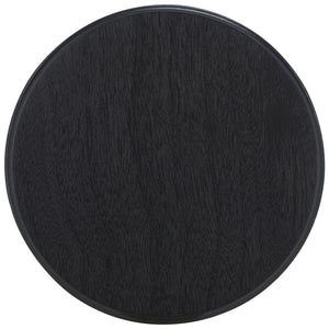 Safavieh Lilith Wavy Accent Table - Artistic Design With Modern Flair For Stylish Home Decor And Versatility Matte Black , Wood Acc5727b