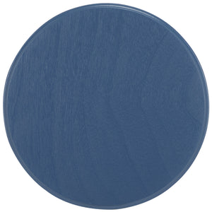 Safavieh Lilith Wavy Accent Table - Artistic Design With Modern Flair For Stylish Home Decor And Versatility Blue Wood Acc5727e