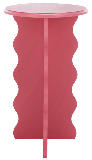 Safavieh Lilith Wavy Accent Table - Sculptural Elegance For Living Room, Bedroom, Or Entryway Decor Style Rose ACC5727F