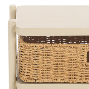 Safavieh Rozalyn Two Drawer Accent Table - Stylish Storage Solution For Modern And Classic Interiors Sand ACC5728A