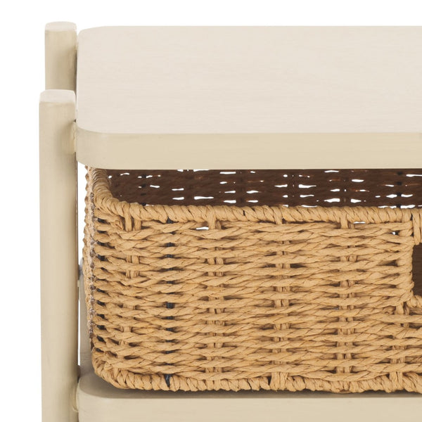 Safavieh Rozalyn Two Drawer Accent Table - Stylish Storage Solution For Modern And Classic Interiors Sand ACC5728A