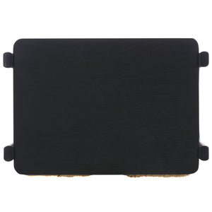 Safavieh Rozalyn Two Drawer Accent Table - Stylish Storage Solution For Living Room, Bedroom, And Entryway Matte Black , Pine Wood,Mdf Acc5728b