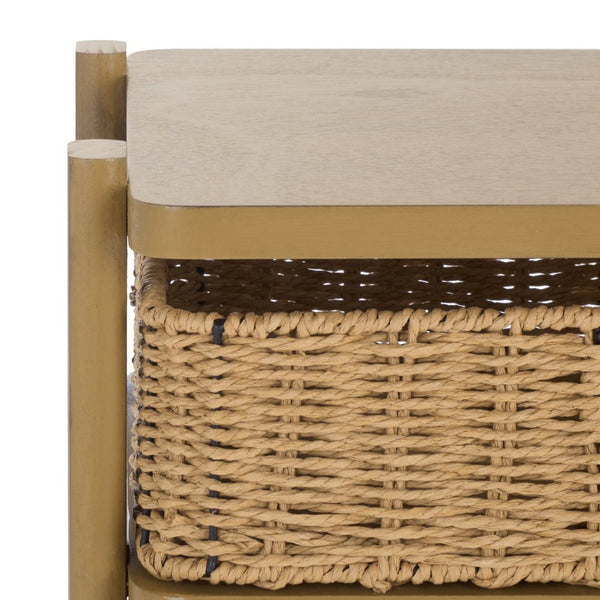 Safavieh Rozalyn Two Drawer Accent Table - Stylish Storage Solution For Modern And Classic Interiors Desert Brown ACC5728C