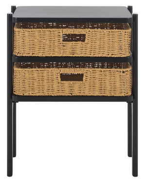 Safavieh Rozalyn Two Drawer Accent Table - Stylish Storage Solution For Modern And Classic Interiors Desert Brown ACC5728C