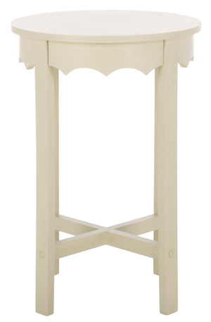 Safavieh Seraphina Round Accent Table – Stylish Minimalist Design For Modern Living Spaces And Versatile Decor Sand ACC5729A