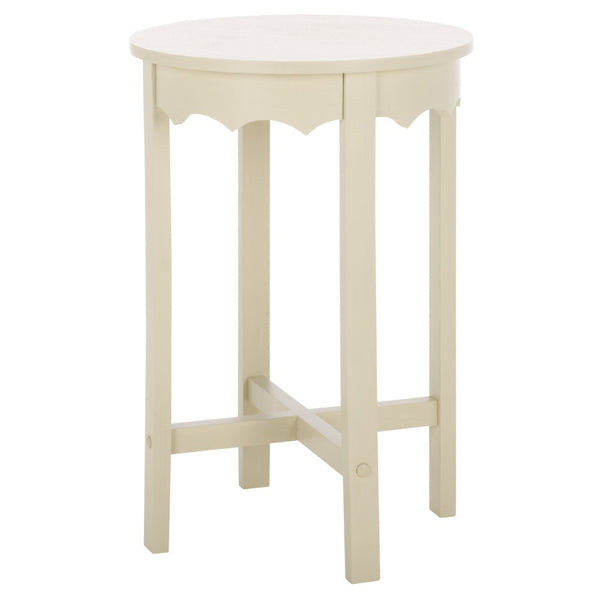 Safavieh Seraphina Round Accent Table – Stylish Minimalist Design For Modern Living Spaces And Versatile Decor Sand ACC5729A