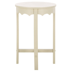 Safavieh Seraphina Round Accent Table – Stylish Minimalist Design For Modern Living Spaces And Versatile Decor Sand ACC5729A