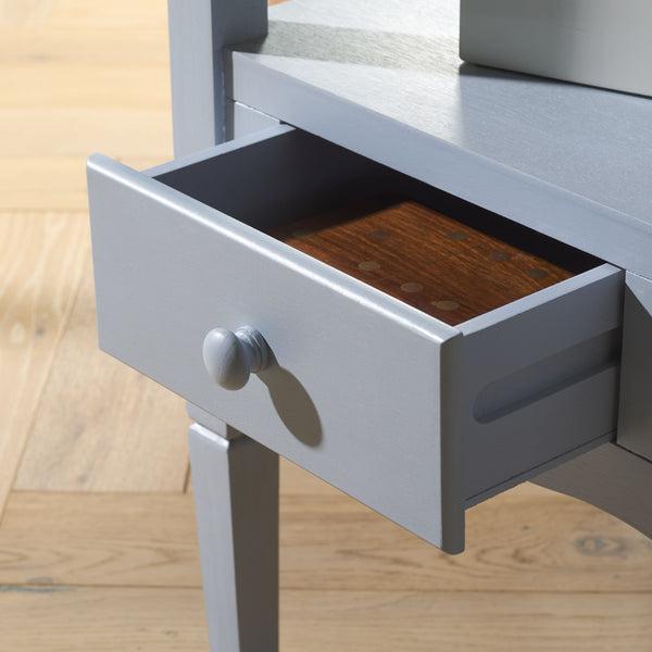 Safavieh Araminta One Drawer Accent Table - Stylish Storage Solution For Your Home Decor Needs Winter Sky Pine Wood,Mdf Acc5730b