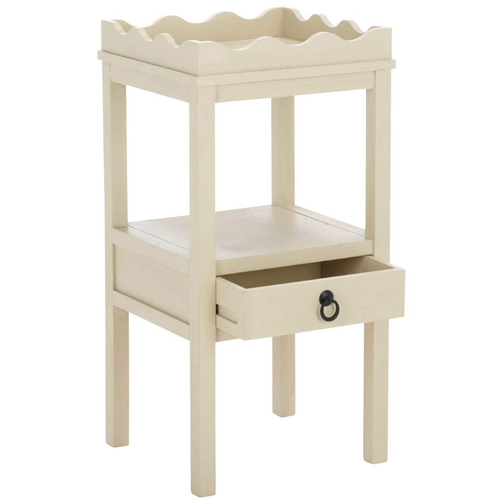 Safavieh Darlyn Compact One-Drawer Accent Table - Versatile Storage For Living Rooms, Bedrooms, And Entryways Sand ACC5731A
