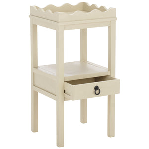 Safavieh Darlyn One Drawer Accent Table - Stylish Storage Solution For Living Room, Bedroom, Or Entryway Sand Pine Wood,Mdf Acc5731a