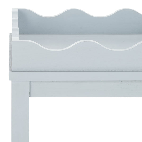 Safavieh Darlyn One Drawer Accent Table - Stylish Storage Solution For Living Room, Bedroom, Or Entryway Winter Sky Pine Wood,Mdf Acc5731c