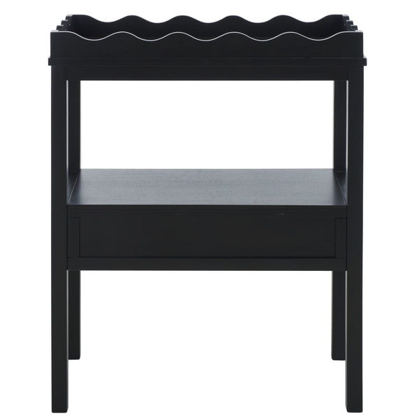 Safavieh Darlyn Rectangle Accent Table - Elegant Design For Living Rooms, Bedrooms & Hallways, Versatile Style Matte Black , Pine Wood,Mdf Acc5732b