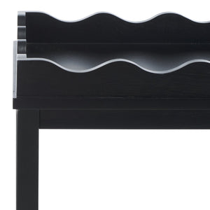 Safavieh Darlyn Rectangle Accent Table - Elegant Design For Living Rooms, Bedrooms & Hallways, Versatile Style Matte Black , Pine Wood,Mdf Acc5732b