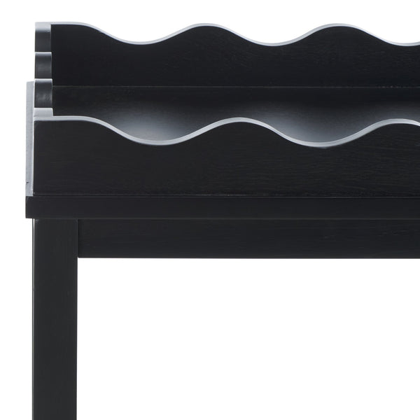 Safavieh Darlyn Rectangle Accent Table - Elegant Design For Living Rooms, Bedrooms & Hallways, Versatile Style Matte Black , Pine Wood,Mdf Acc5732b