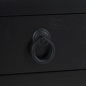 Safavieh Darlyn Rectangle Accent Table - Elegant Design For Living Rooms, Bedrooms & Hallways, Versatile Style Matte Black , Pine Wood,Mdf Acc5732b