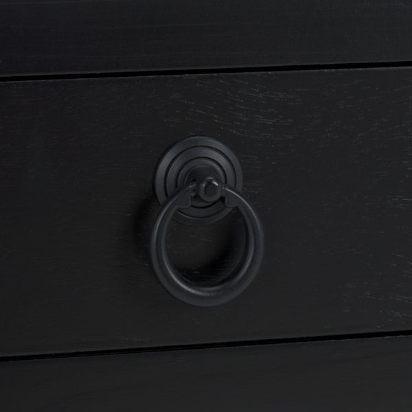 Safavieh Darlyn Rectangle Accent Table - Elegant Design For Living Rooms, Bedrooms & Hallways, Versatile Style Matte Black , Pine Wood,Mdf Acc5732b