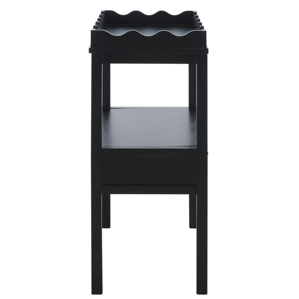 Safavieh Darlyn Rectangle Accent Table - Elegant Design For Living Rooms, Bedrooms & Hallways, Versatile Style Matte Black , Pine Wood,Mdf Acc5732b