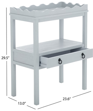 Safavieh Darlyn Rectangle Accent Table - Elegant Design For Living Rooms, Bedrooms & Hallways, Versatile Style Winter Sky Pine Wood,Mdf Acc5732c