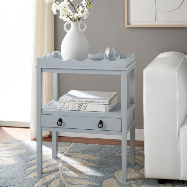 Safavieh Darlyn Rectangle Accent Table - Elegant Design For Living Rooms, Bedrooms & Hallways, Versatile Style Winter Sky Pine Wood,Mdf Acc5732c