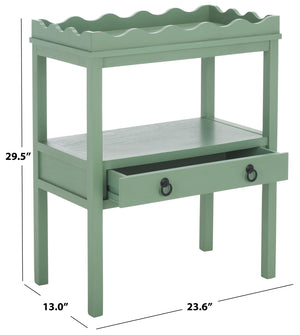 Safavieh Darlyn Rectangle Accent Table - Elegant Design For Living Rooms, Bedrooms & Hallways, Versatile Style Sage Pine Wood,Mdf Acc5732d