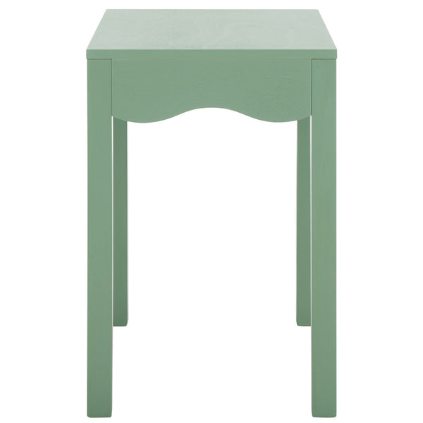 Safavieh Lilith Wave Accent Table - Stylish Sophistication For Living Rooms, Bedrooms, And Entryways Sage Pine Wood,Mdf Acc5733c