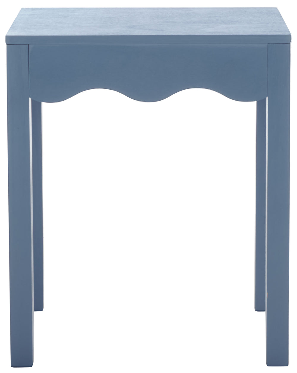 Safavieh Lilith Wave Accent Table - Stylish Sophistication For Living Rooms, Bedrooms, And Entryways Blue Pine Wood,Mdf Acc5733d