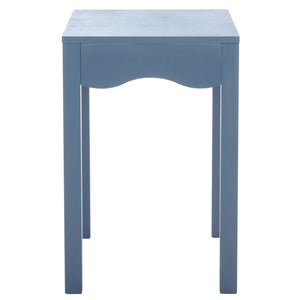 Safavieh Lilith Wave Accent Table - Stylish Sophistication For Living Rooms, Bedrooms, And Entryways Blue Pine Wood,Mdf Acc5733d