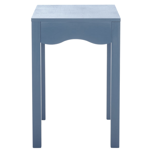 Safavieh Lilith Wave Accent Table - Stylish Sophistication For Living Rooms, Bedrooms, And Entryways Blue Pine Wood,Mdf Acc5733d
