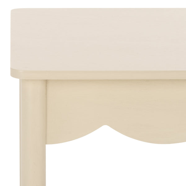 Safavieh Paislyn Accent Table: Elegant Design For Chic Interiors, Perfect For Living Rooms And Entryways Sand Pine Wood,Mdf Acc5734a