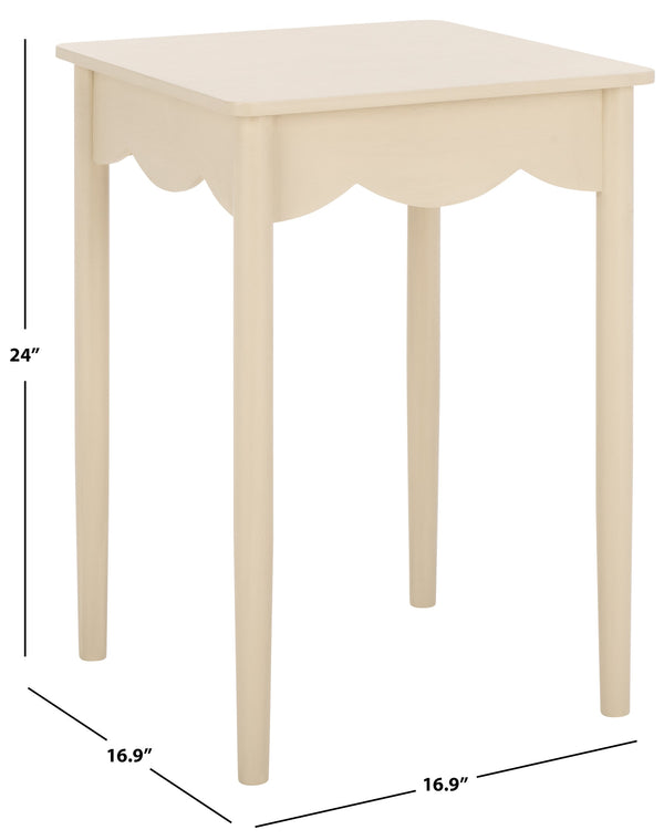 Safavieh Paislyn Accent Table: Elegant Design For Chic Interiors, Perfect For Living Rooms And Entryways Sand Pine Wood,Mdf Acc5734a